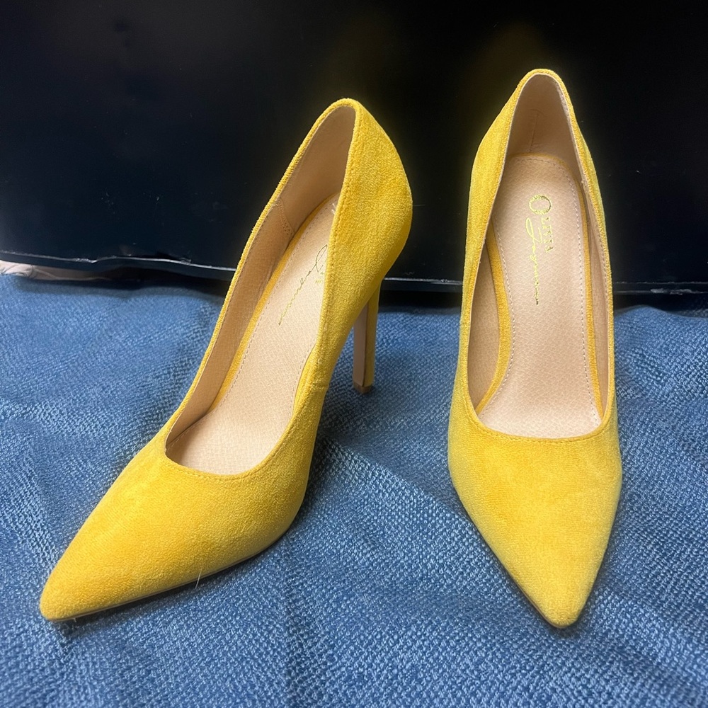 Yellow heels